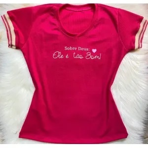 Camiseta Feminina Sobre Deus - Marçala