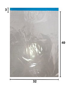 Envelope de Segurança Transparente 32x40