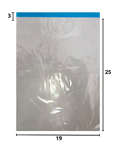 Envelope de Segurança Transparente 19x25
