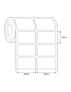 Etiqueta 40x25/2 Térmico Acrílico