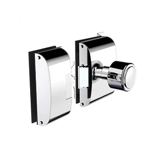 Fechadura Elétrica Porta de Vidro (Vidro/Vidro) Furo Puxador Bola Interno Soprano