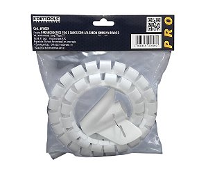 Organizador de Fios e Cabos com Aplicador 20mmx1m - Branca