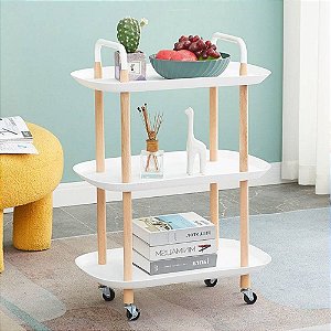 Carrinho Organizador Multiuso 3 prateleiras