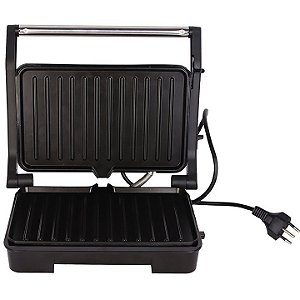 Sanduicheira Elétrica Grill 1000W 127V - Inox