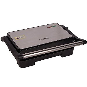 Sanduicheira Elétrica Grill 1000W 220V - Inox