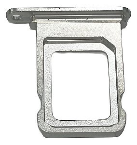 Gaveta Chip iPhone 14 Pro / 14 Pro Max Prata / Branca