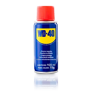 WD-40 100ML - Lubrificante Multiuso e Protetor de Superfícies