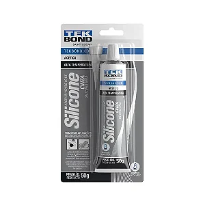 SILICONE ALTA TEMPERATURA CINZA 50G - TEKBOND
