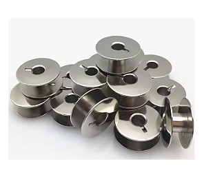 KIT COM 10 BOBINAS DE ALUMINIO RETA INDUSTRIAL LANÇADEIRA PEQUENA