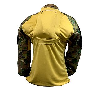 Camisa / Jaqueta de Hidratação Combat T-Shirt Cor:Amarelo;Tamanho:M