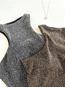 Cropped em Lurex Cavado Graciela Ref. 232