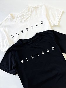 T- Shirt Minimalista Blessed Ref. 1578
