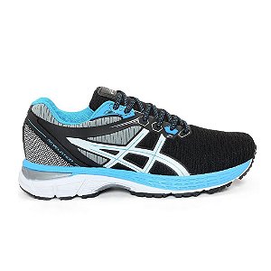 Tênis Asics Gel Revelation Preto Azul Tamanho:42