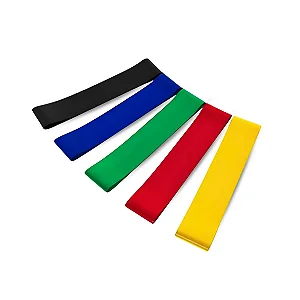 Cinto Para Exercícios Físicos Kit 5 Elásticos