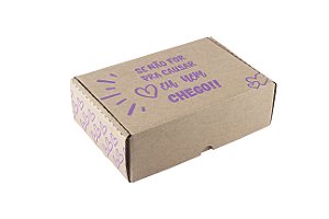 Caixa Parda 23x15x7 Se não for pra Causar