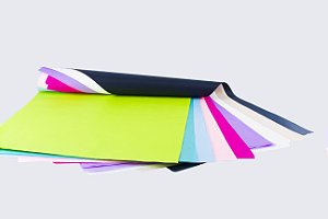 Papel Seda Colorido 50x35 Pacote com 50