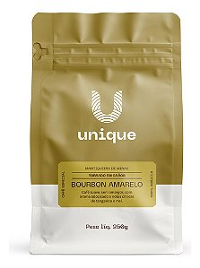 Café Especial Bourbon Amarelo 100% Arábica Grãos 250g - Unique