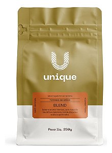 Café Especial Blend 100% Arábica Grãos 250g - Unique