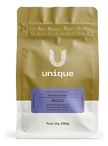 Unique Café Especial Moca 100% Arábica Em Grãos 250g