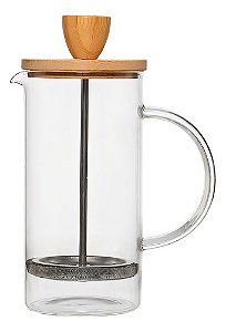 Cafeteira Prensa Francesa Bambu 350ml - Mimo Style