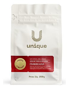 Café Framboesa Torrado Em Grãos 100% Arábica 250g Unique