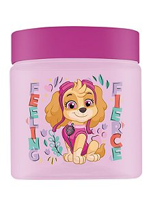 Pote Porta Lanche Infantil Patrulha Canina 550ml Escolar Rosa Skye