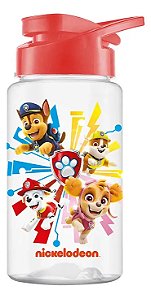 Garrafa Squeeze Patrulha Canina Fosca 500ml Escolar Vermelha