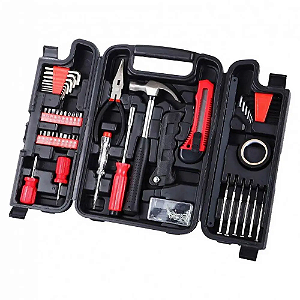 KIT DE FERRAMENTAS 142 PECAS PRETO NA