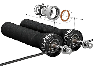 Corda Para Pular Crossfit Speed Rope Whyte com 2 Rolamentos