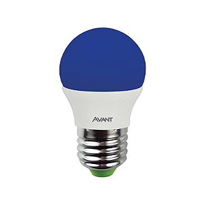 LAMPADA LED BOLINHA  4W BIV AZUL AVANT