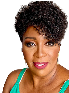 Topo para Corte Tapered Cut - Cabelo Humano Natural com Destaques