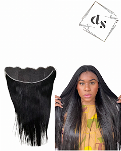 Top Closure 13x4 Orelha à Orelha Lisa - 35 a 45cm