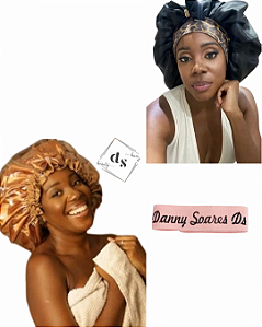 Kit pro touca para dormir e touca pra banho