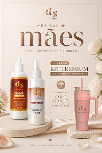 COMBO PREMIUM (COLA 100ML + REMOVEDOR) Ganhe um COPO STANLEY 1L PERSONALIZADO DS HAIR BEAUTY