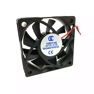 Kit C/ 4 Micro Ventilador Para Secagem Ventoinha Cooler 60x60x15 Fonte Bivolt
