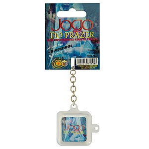 Dado do Prazer Hétero Embalagem Chaveiro