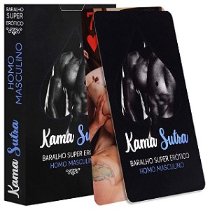 Baralho Kama Sutra Erótico GAY 55 cartas Copag