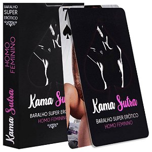 Baralho Kama Sutra Erótico LÉSBICA 55 cartas Copag