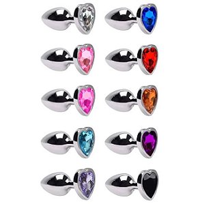 Plug Anal de Coração - Tamanho P