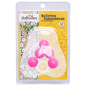 Bolinha Tailandesa Média Hot Flowers