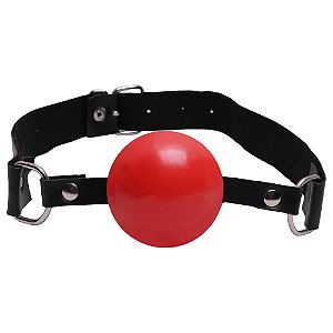 Mordaça de Bola com Regulagem em Couro