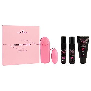 Kit Amor Próprio (Bullet + Gel Hot + Gel Ice + Lub Neutro)