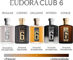 Club 6 Exclusive Desodorante Colônia 95ml | Eudora