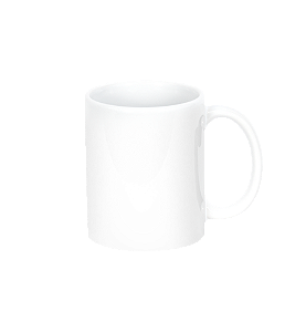 Caneca Cerâmica Branca Premium 325ml