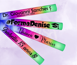 Bastão de Led Personalizado - Festas e Aniversários