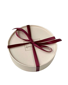 caixa redonda personalizada