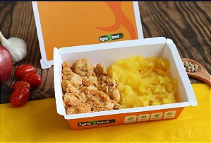 Frango Em Cubos Com Purê de Mandioquinha