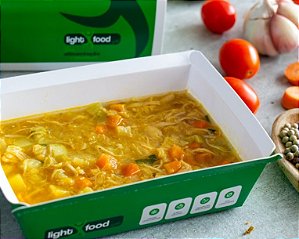 Sopa Low Carb de Frango