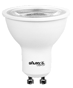 Lâmpada led dicróica 7W 3000K GU10 bivolt dimerizável.
