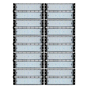 Refletor Industrial holofote modular LED 1000W 3000K IP67.